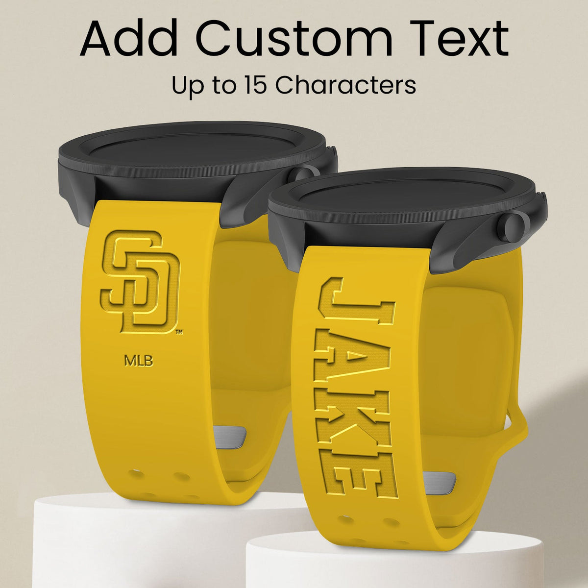 San Diego Padres Custom Engraved Samsung Galaxy Watch Band