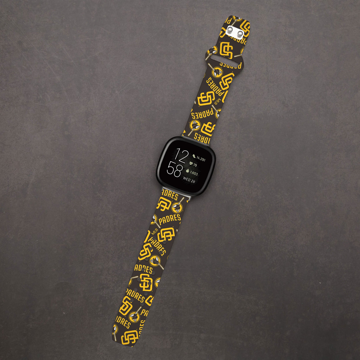 San Diego Padres HD Fitbit Versa 3 and Sense Watch Band