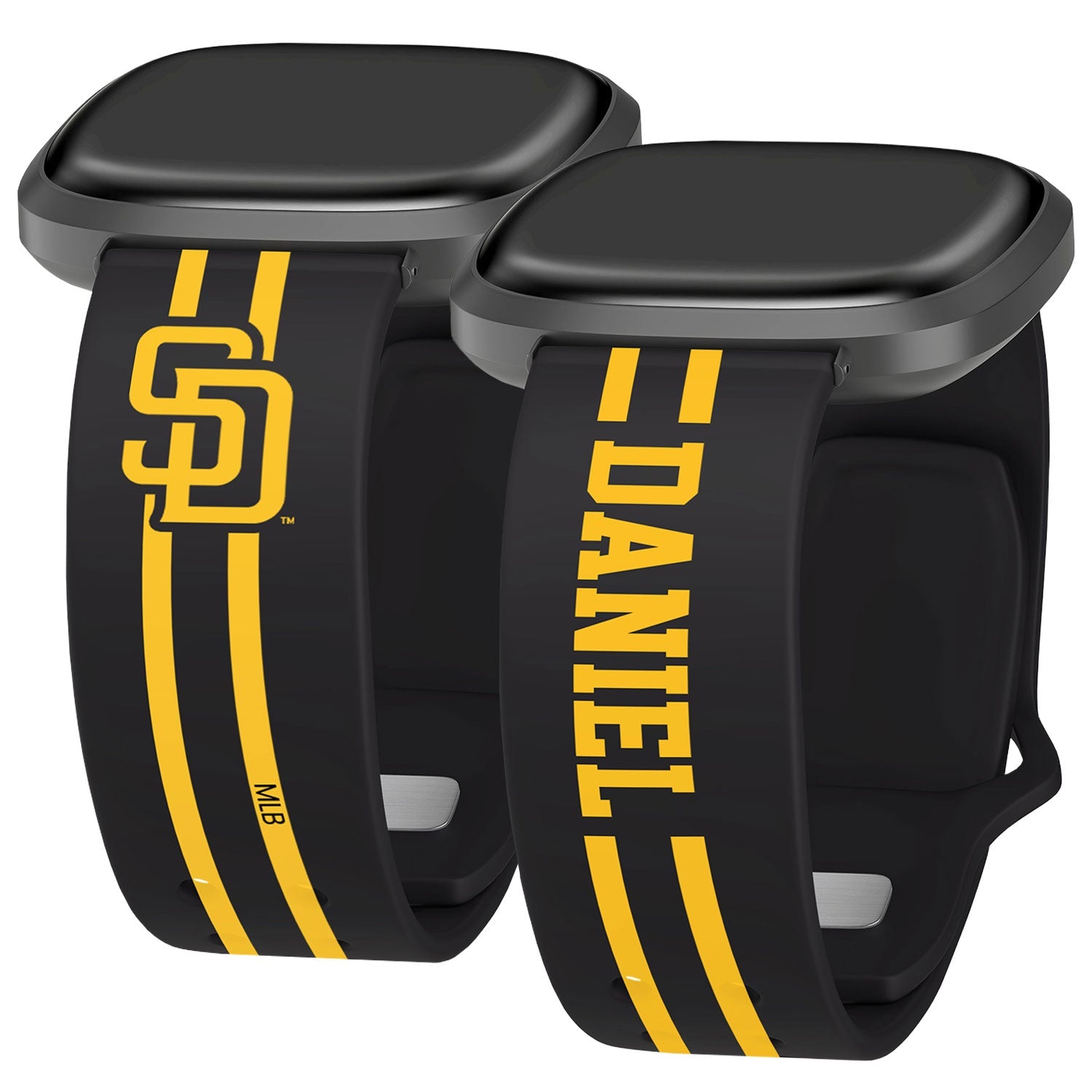 San Diego Padres Custom Name HD Fitbit Versa 3 and Sense Watch Band