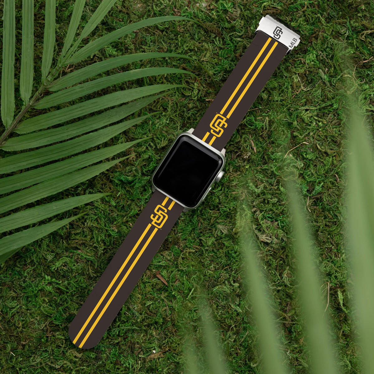 Game Time San Diego Padres Signature Series Apple Watch Band With Engraved Buckle