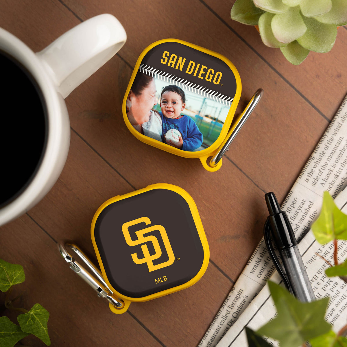 San Diego Padres Custom Photo HDX Samsung Galaxy Buds Pro Case Cover