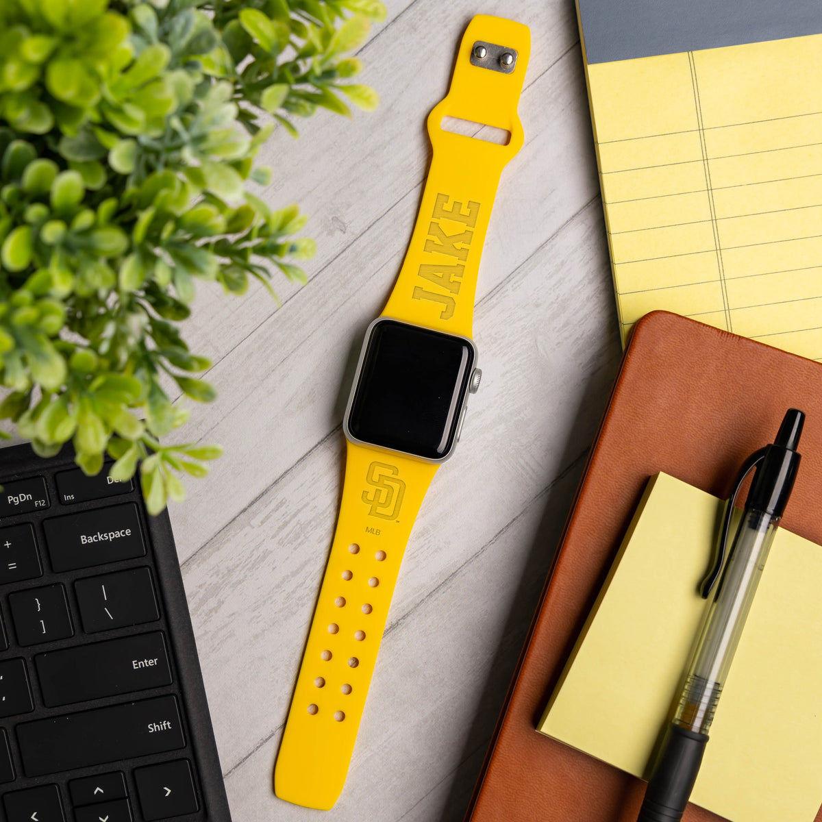 San Diego Padres Custom Engraved Apple Watch Band