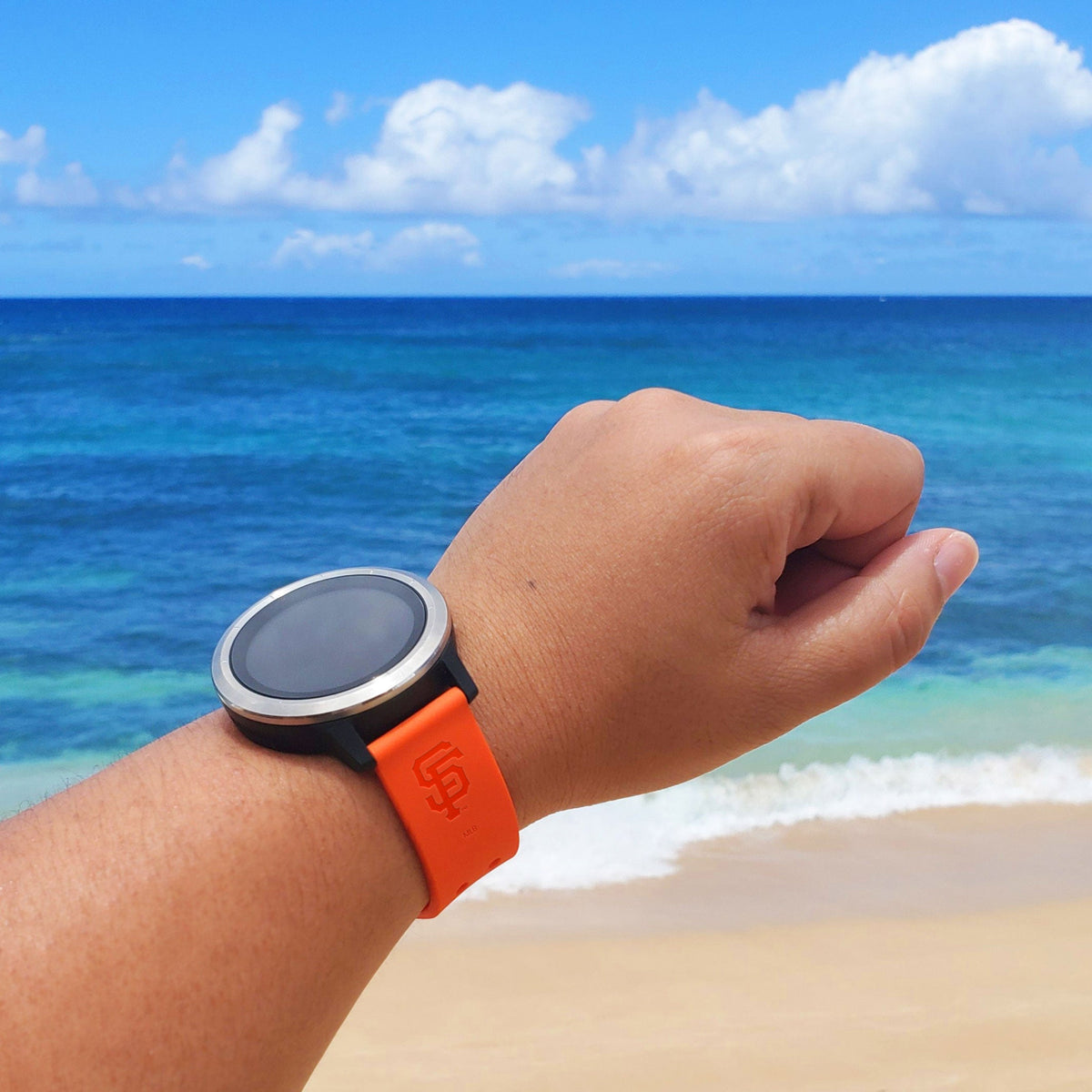 San Francisco Giants Engraved Samsung Watch Band And Buds Pro Combo