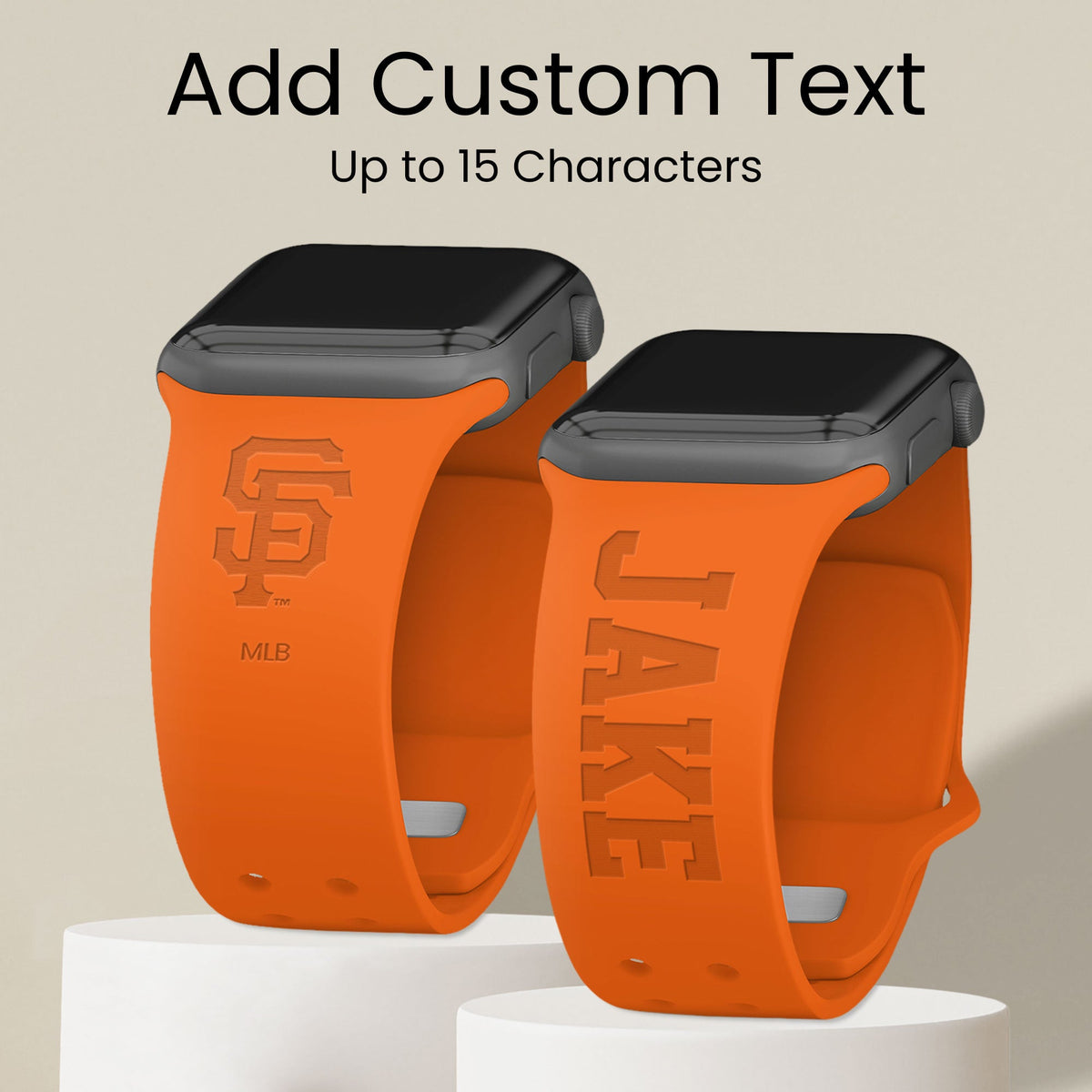 San Francisco Giants Custom Engraved Apple Watch Band