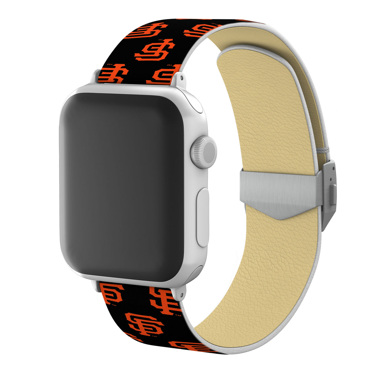 San Francisco Giants Full Print Watch Band With Engraved Buckle - Game Time