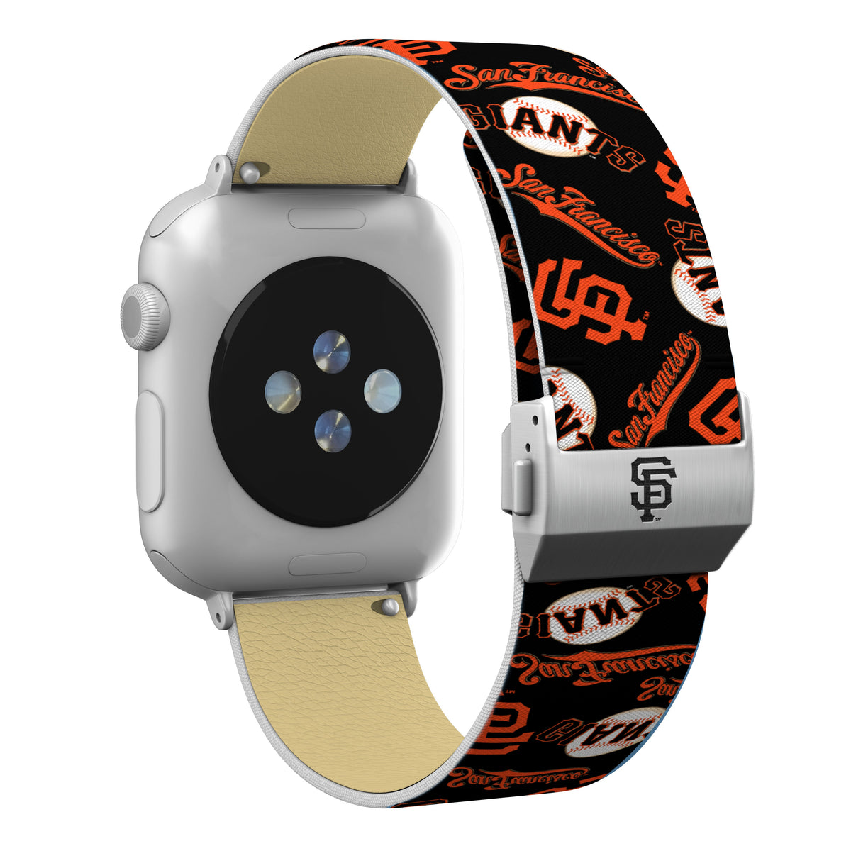 San Francisco Giants Full Print Watch Band With Engraved Buckle - Game Time