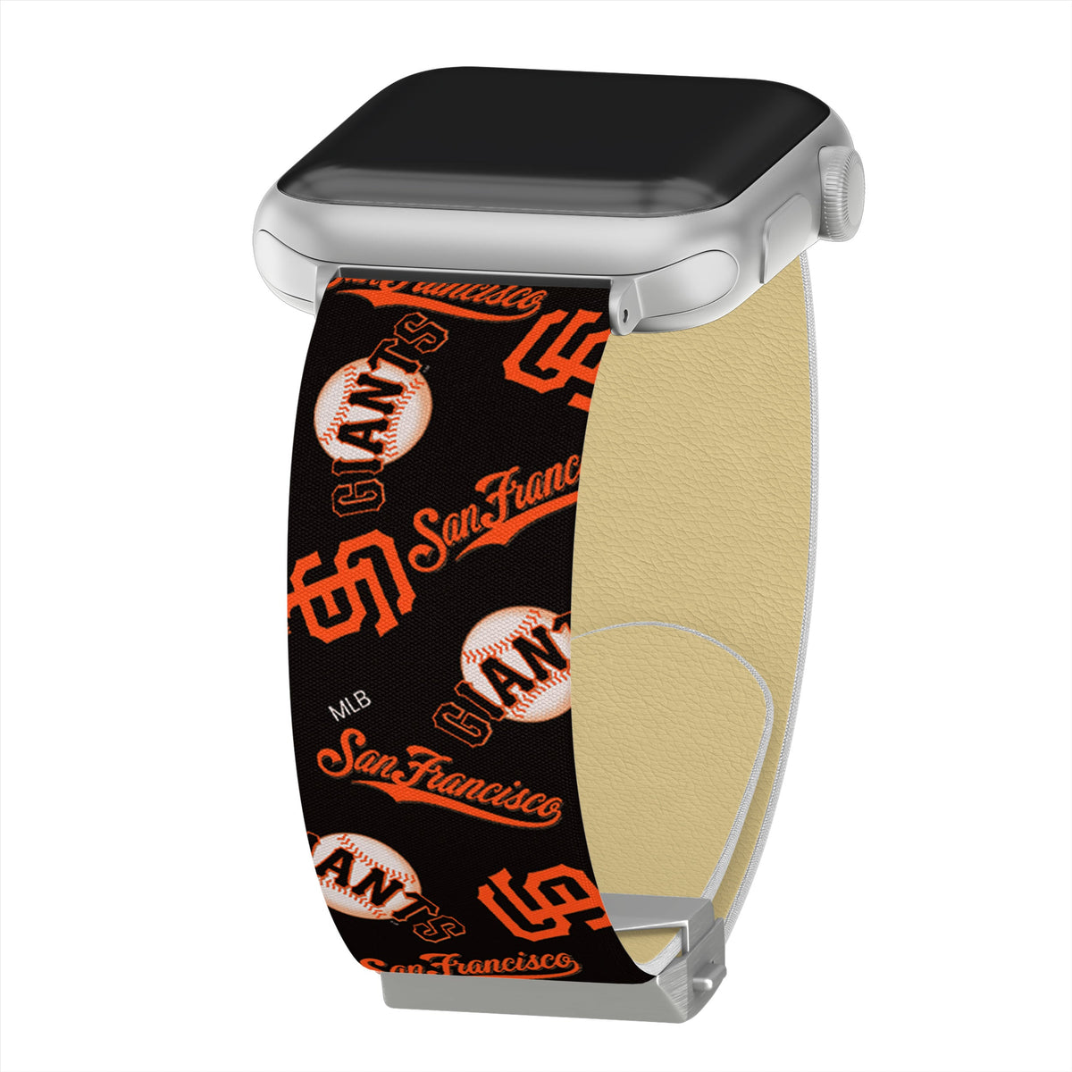 Game Time San Francisco Giants Signature Series Apple Watch Band With Engraved Buckle