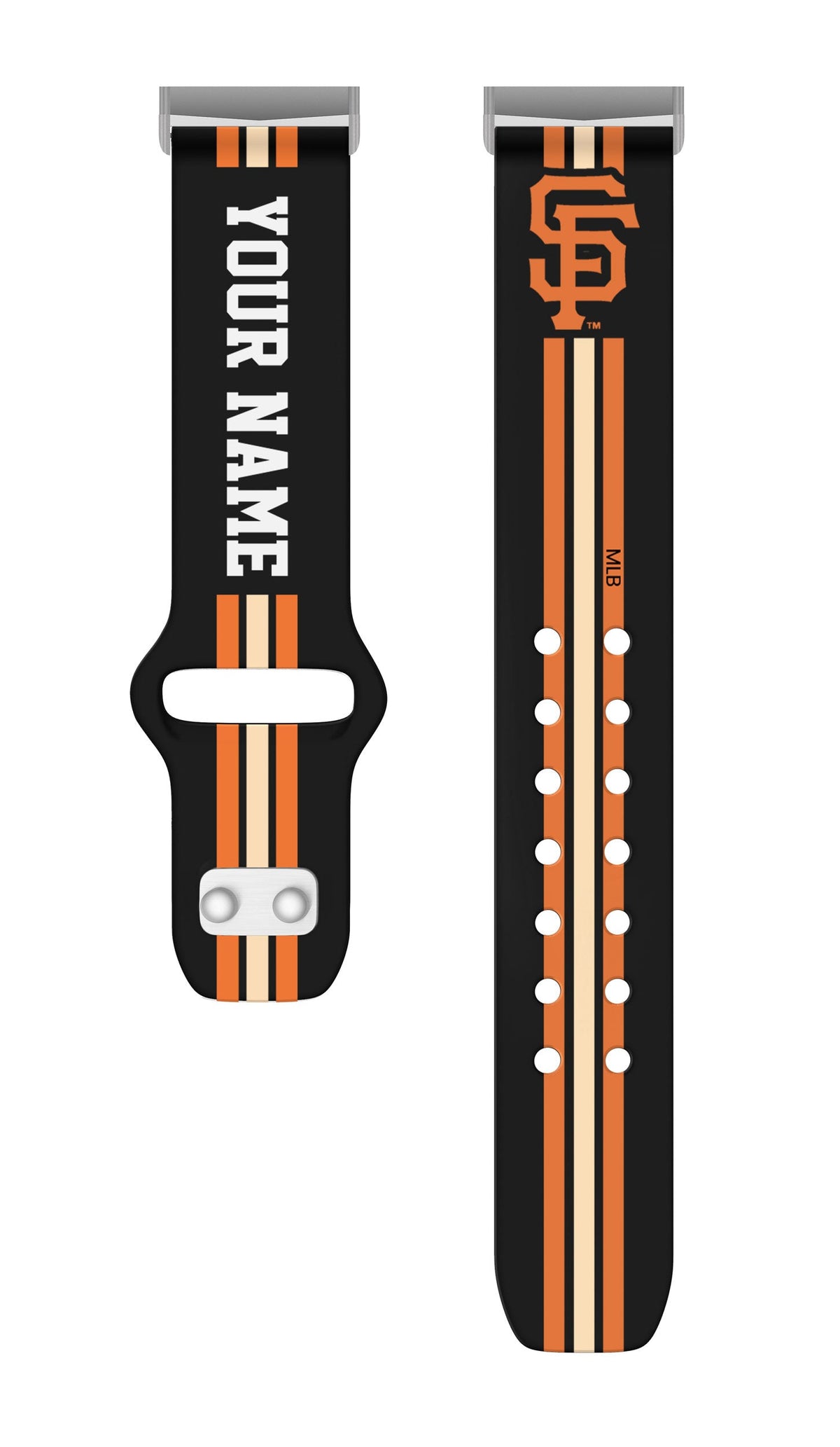 San Francisco Giants Custom Name HD Fitbit Versa 3 and Sense Watch Band