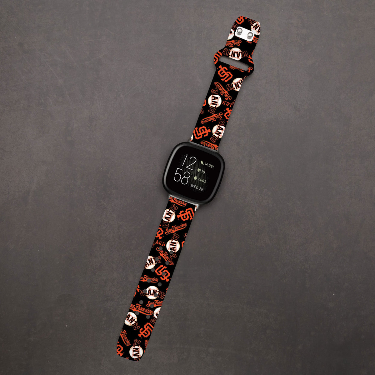 San Francisco Giants HD Fitbit Versa 3 and Sense Watch Band