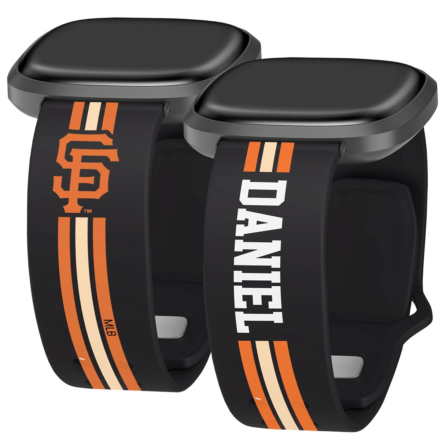 San Francisco Giants Custom Name HD Fitbit Versa 3 and Sense Watch Band