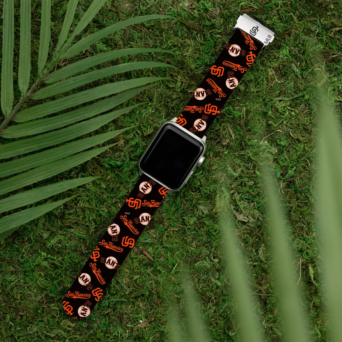 Game Time San Francisco Giants Signature Series Apple Watch Band With Engraved Buckle