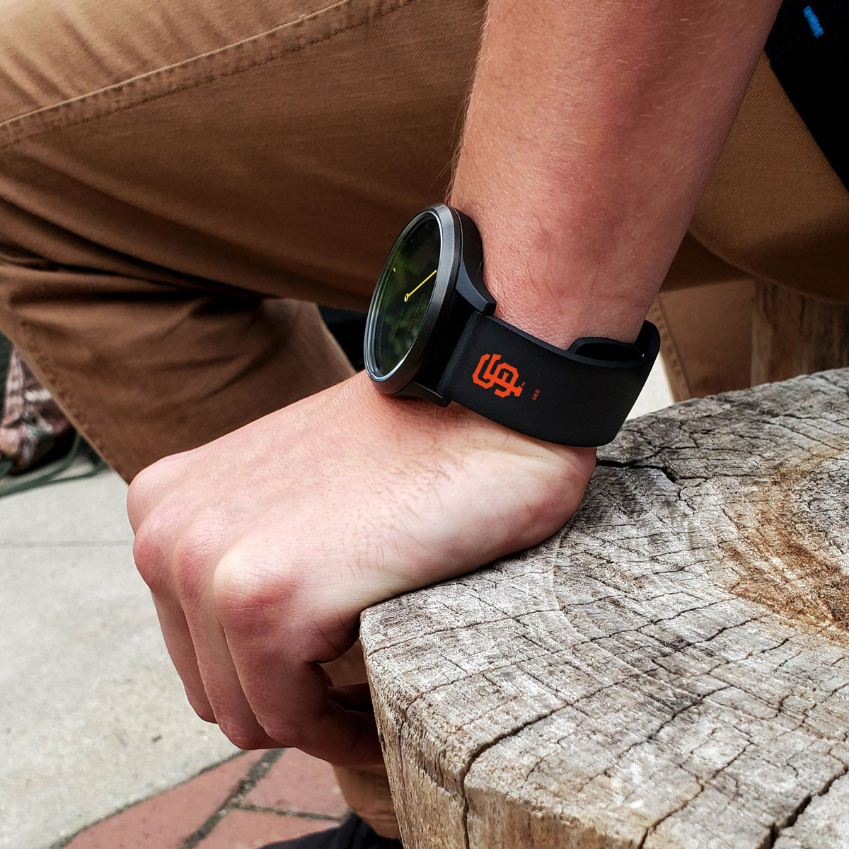 San Francisco Giants Quick Change Silicone Watch Band - Game Time