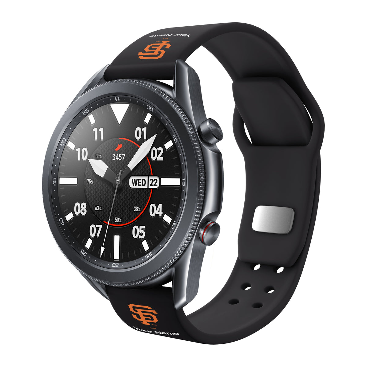 San Francisco Giants HD Custom Name Watch Band Compatible with Samsung Galaxy Watch and more