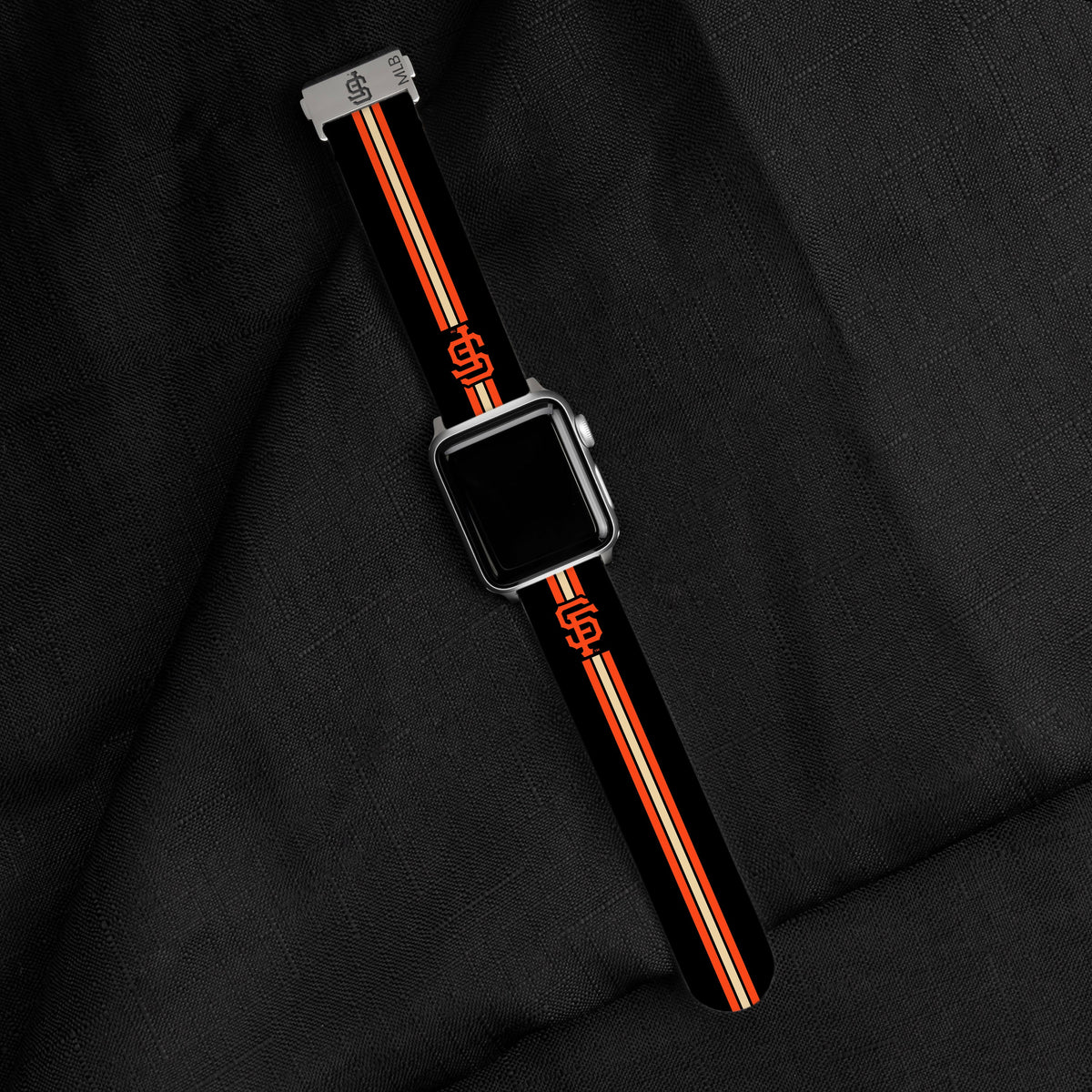 Game Time San Francisco Giants Signature Series Apple Watch Band With Engraved Buckle