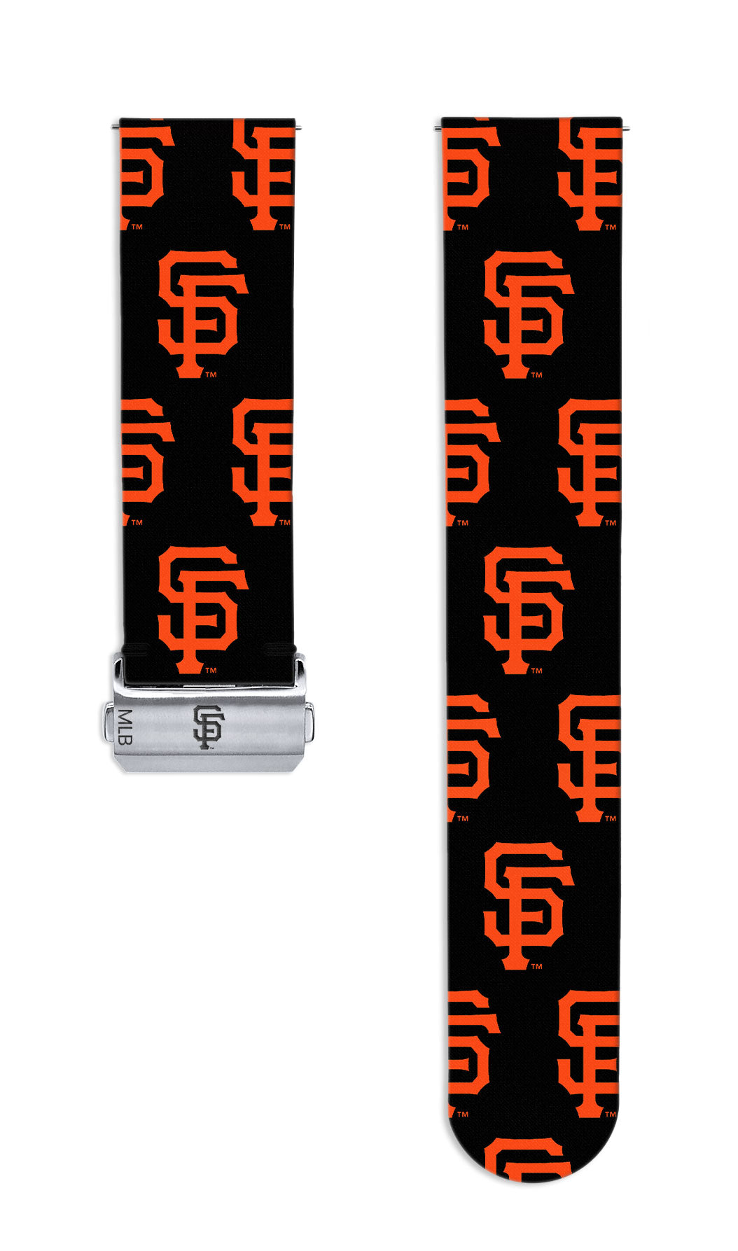San Francisco Giants Full Print Quick Change Watch Band With Engraved Buckle - Game Time