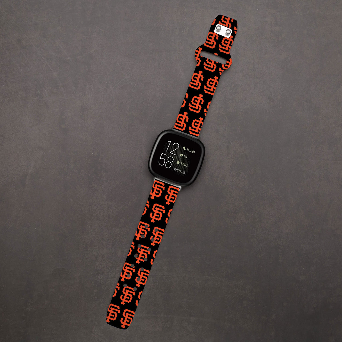 San Francisco Giants HD Fitbit Versa 3 and Sense Watch Band