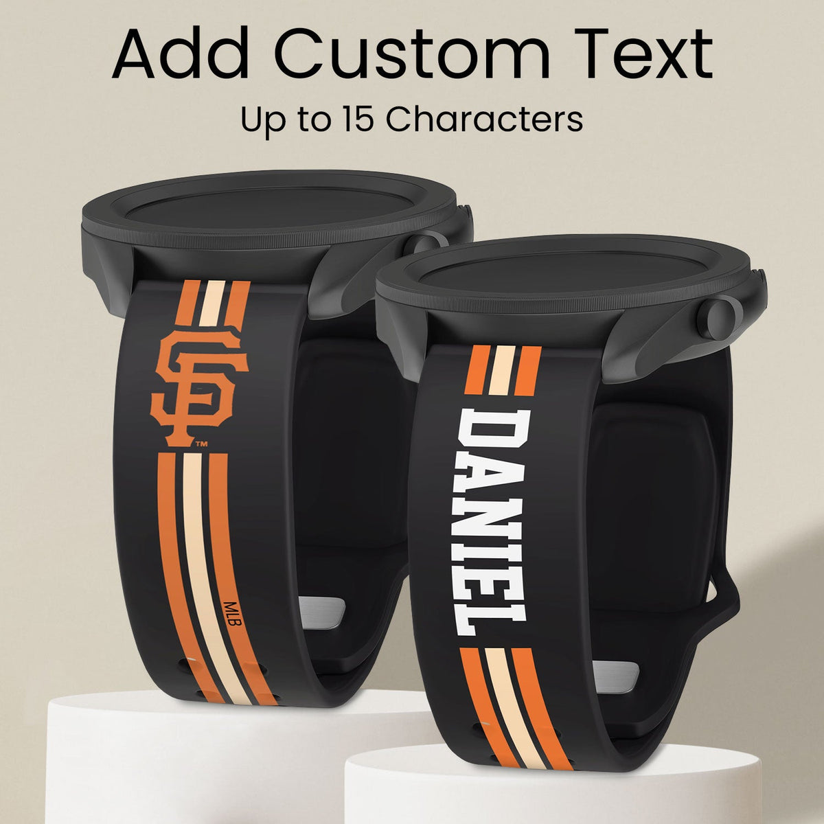 San Francisco Giants Custom Name HD Quick Change Watch Band