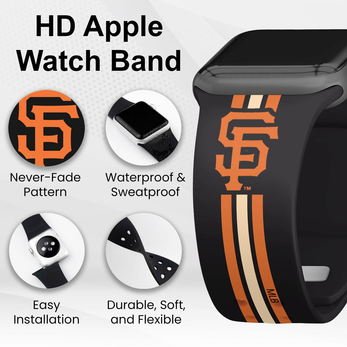 San Francisco Giants HD Apple Watch Band