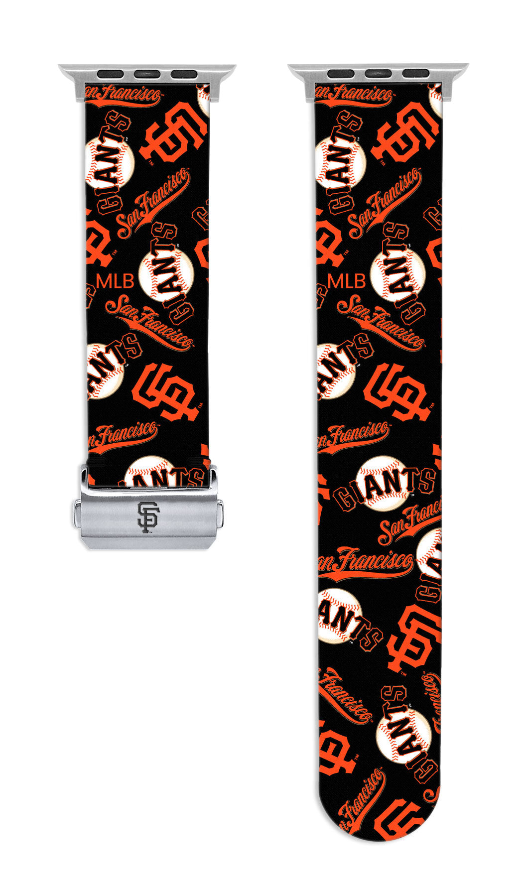 San Francisco Giants Full Print Watch Band With Engraved Buckle - Game Time