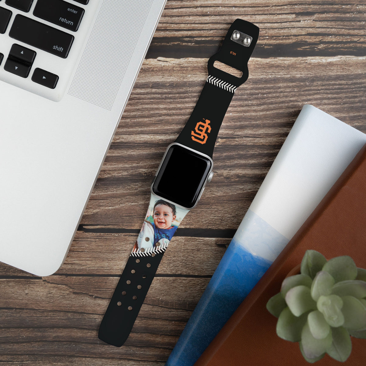 San Francisco Giants Custom Photo HD Apple Watch Band