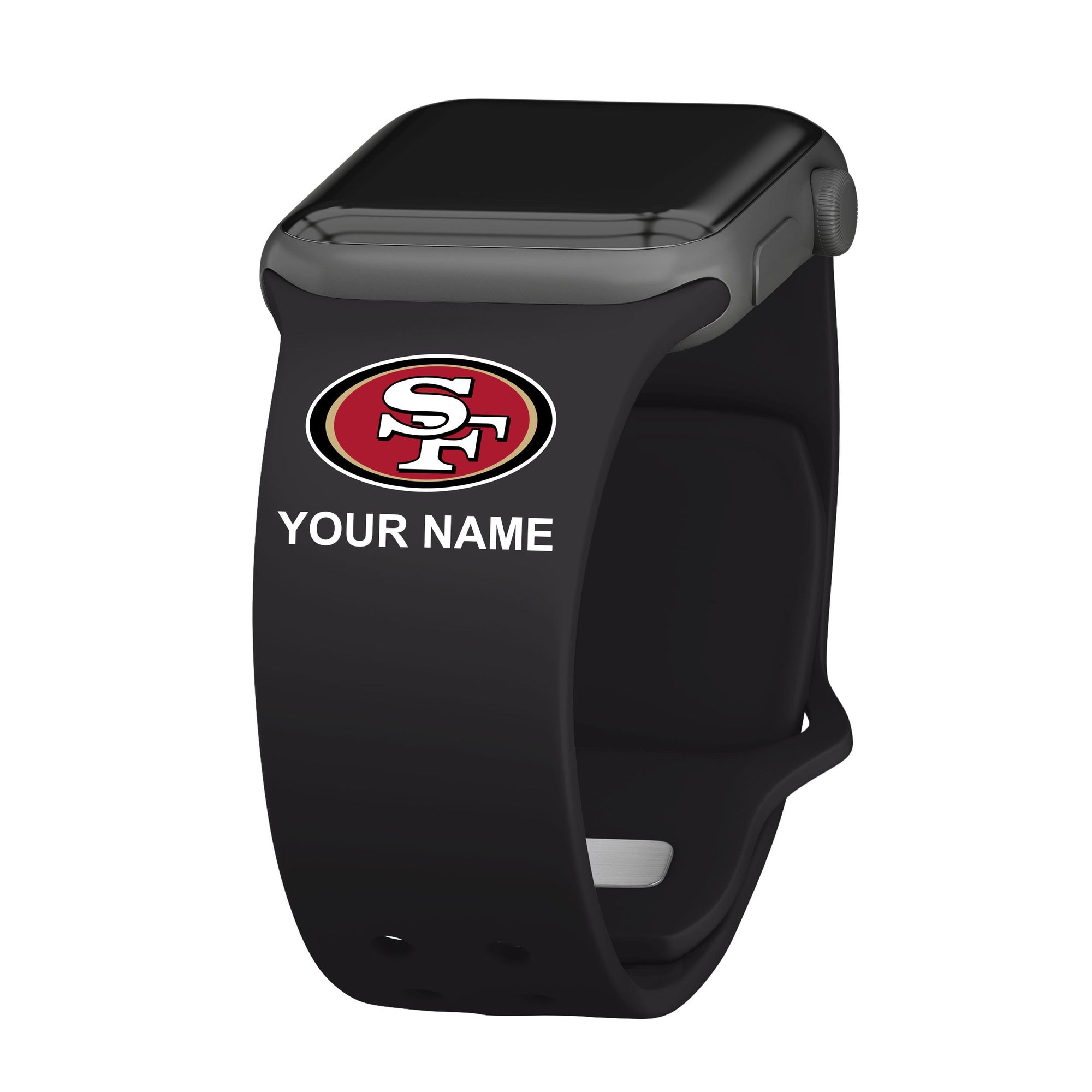 San Francisco 49ers Custom Name HD Apple Watch Band