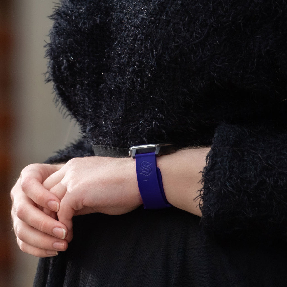 Seattle Kraken Engraved Silicone Watchband - Game Time Bands