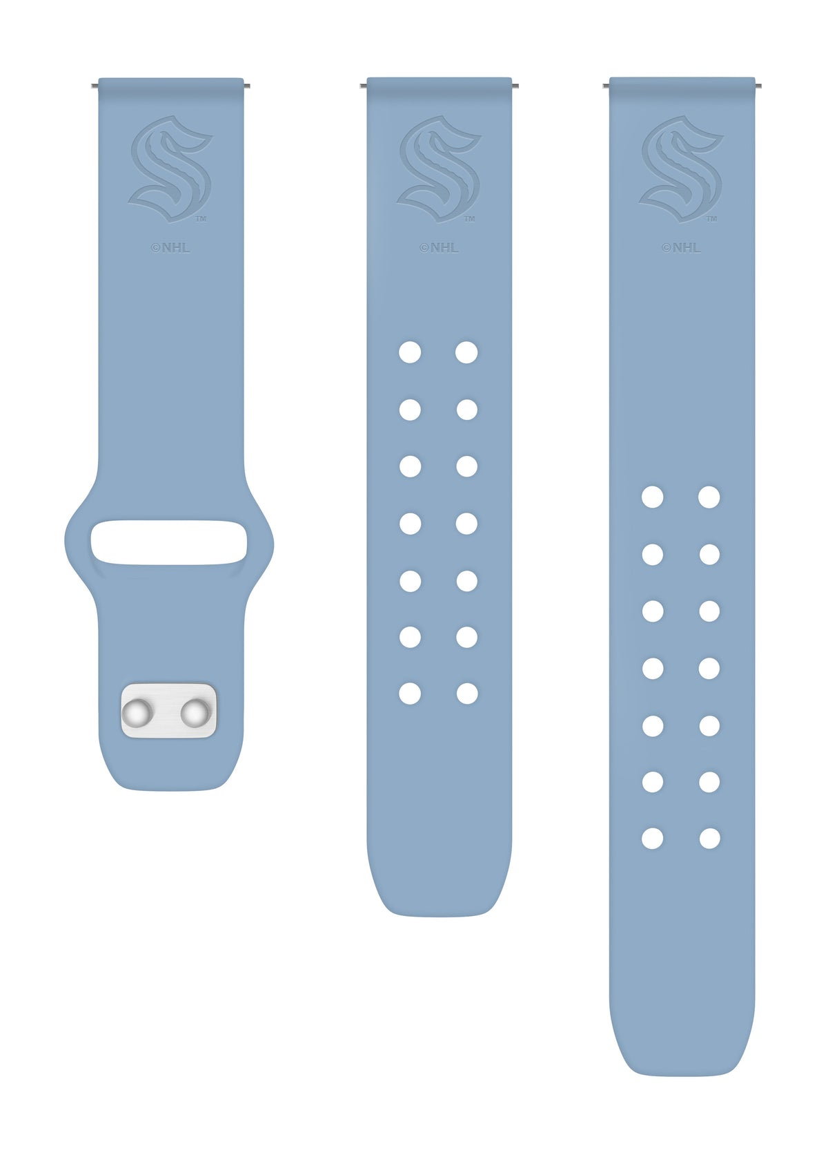 Seattle Kraken Engraved Silicone Watchband - Game Time Bands