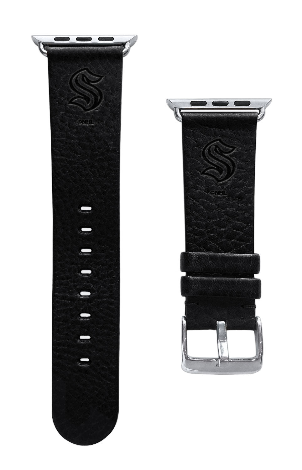 Seattle Kraken Leather Apple Watch Band - Game Time Bands