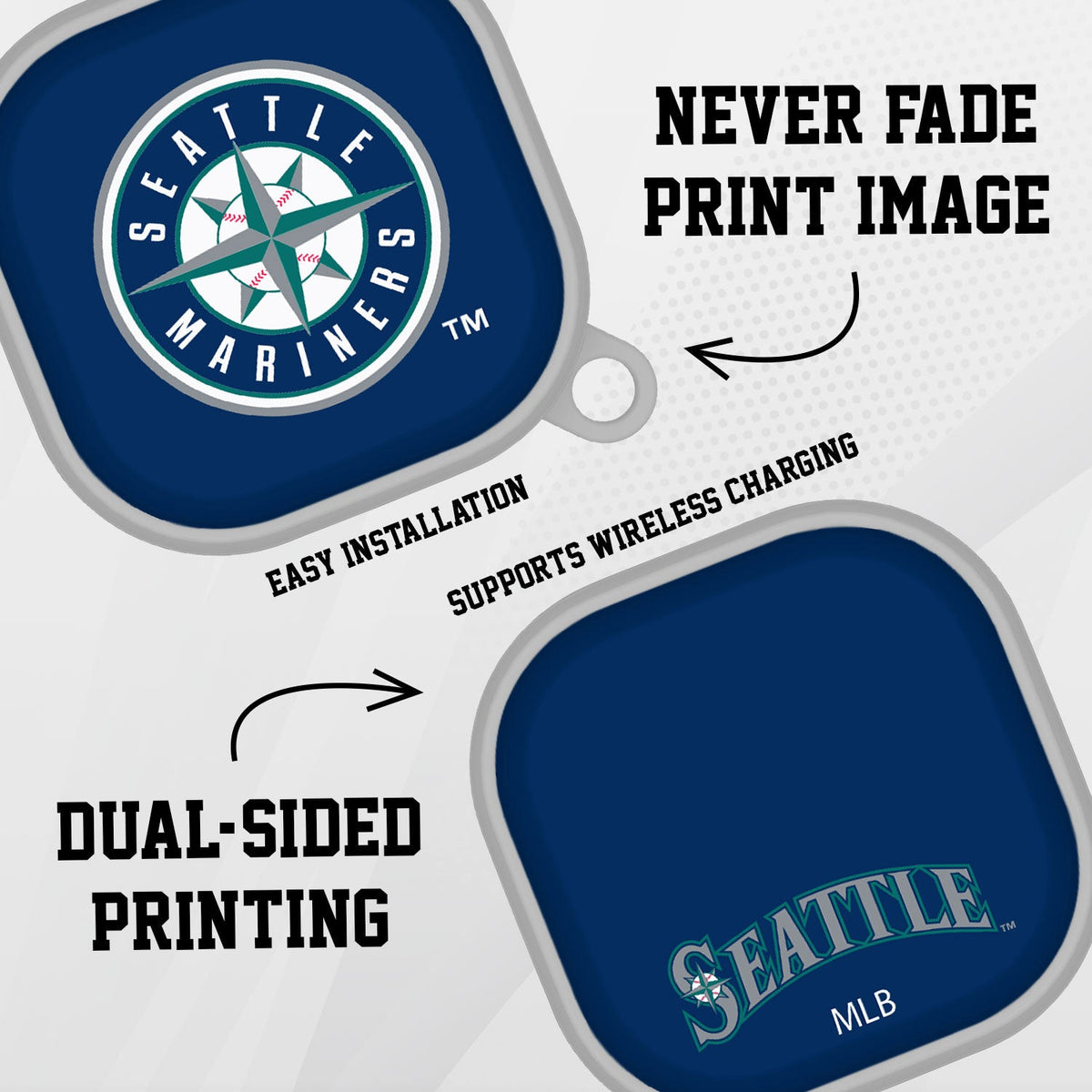Seattle Mariners HDX Samsung Galaxy Buds Pro Case Cover
