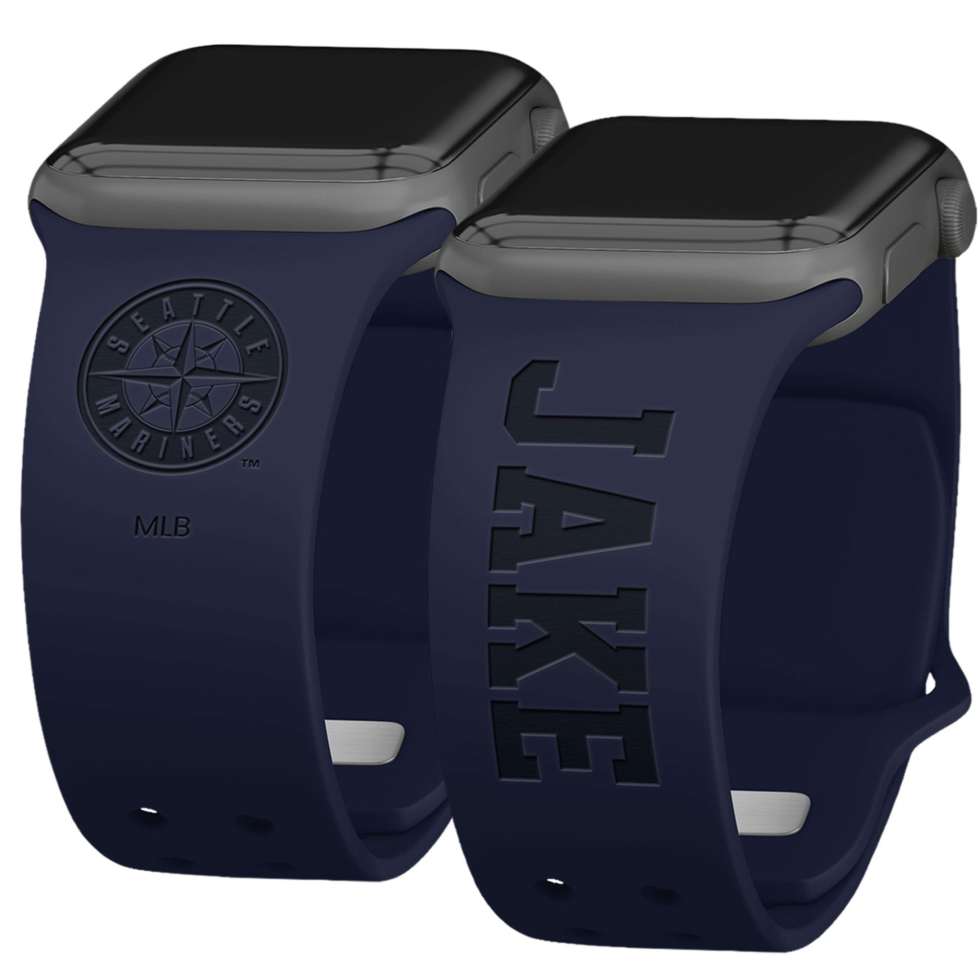 Seattle Mariners Custom Engraved Apple Watch Band