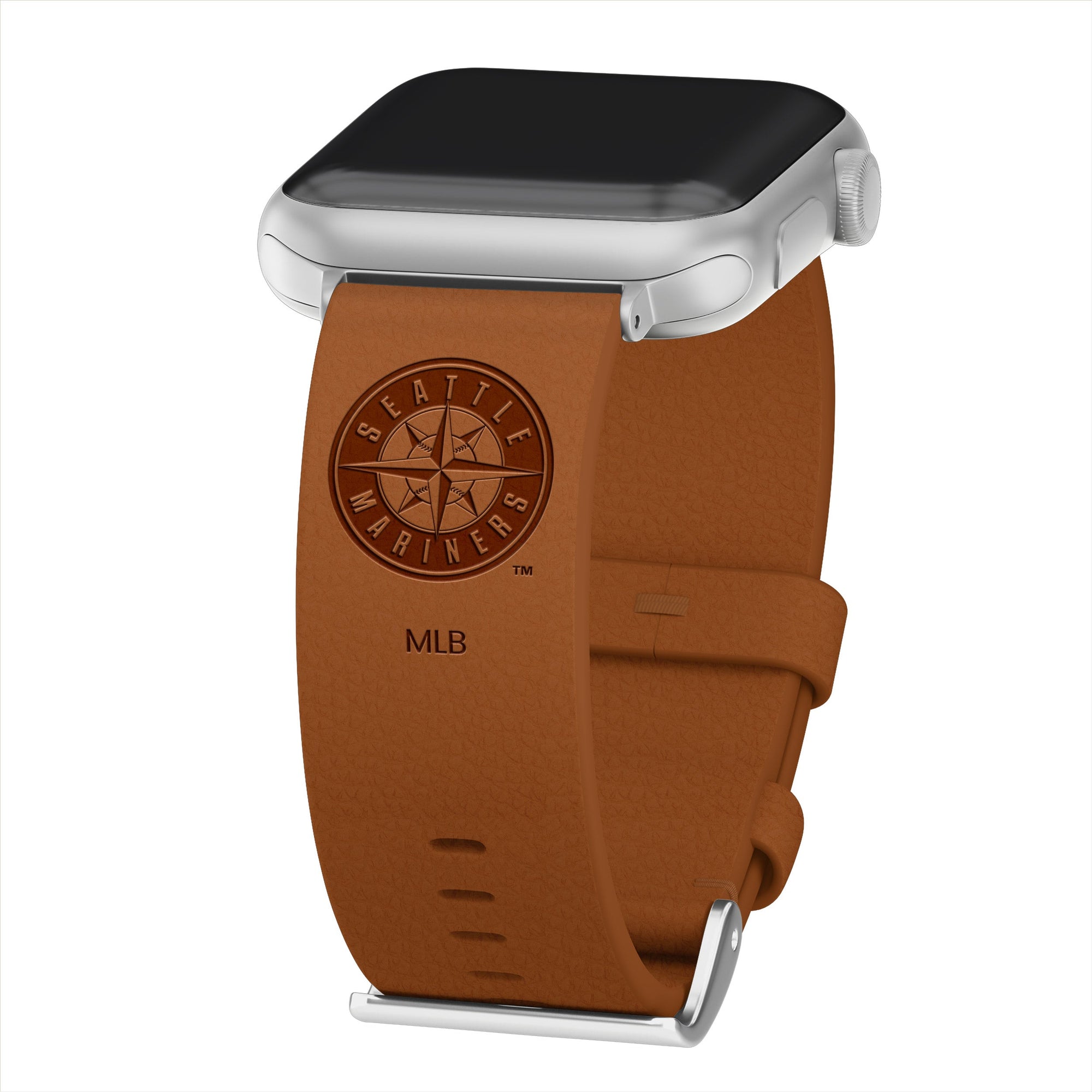 Game Time Seattle Mariners Leather Apple Watch Band