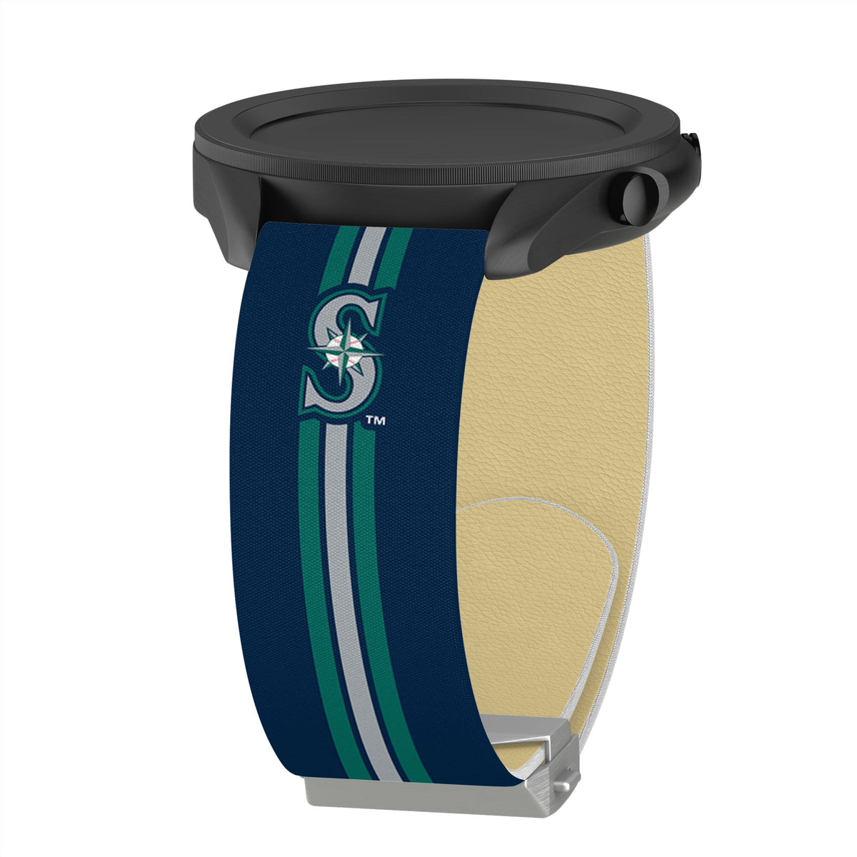 Game Time Seattle Mariners Signature Series Quick Change Watch Band With Engraved Buckle