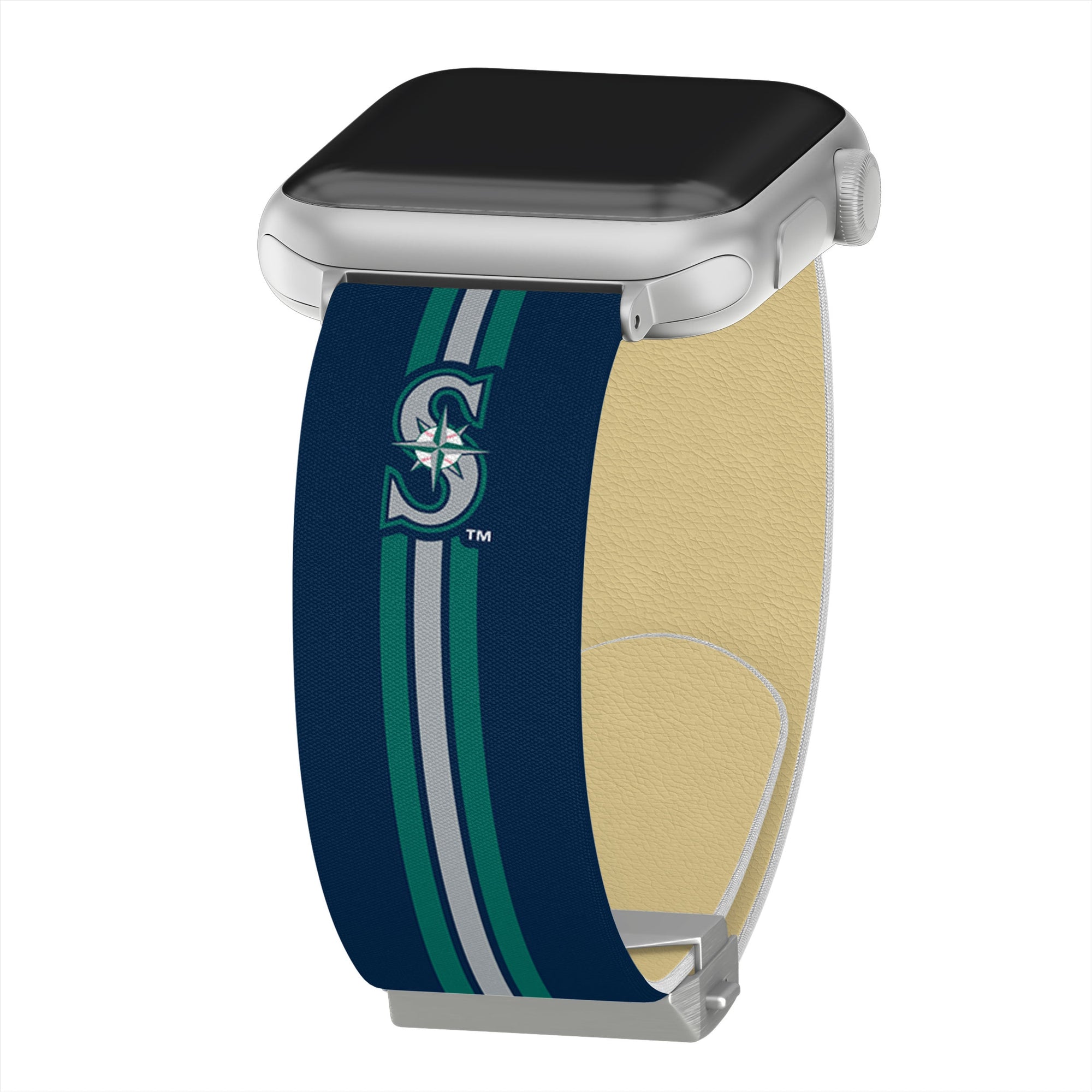 Game Time Seattle Mariners Signature Series Apple Watch Band With Engraved Buckle