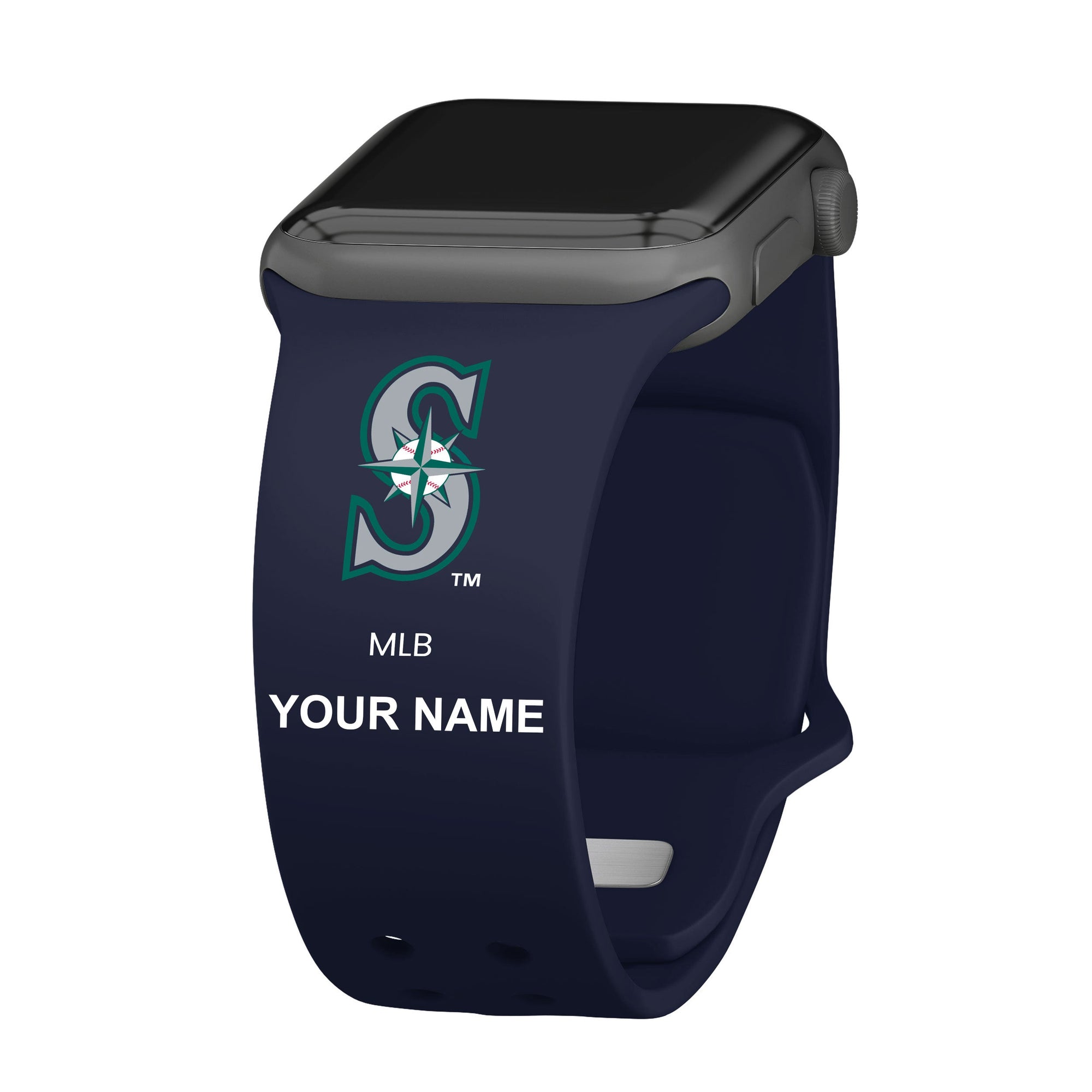 Seattle Mariners HD Custom Name Apple Watch Band