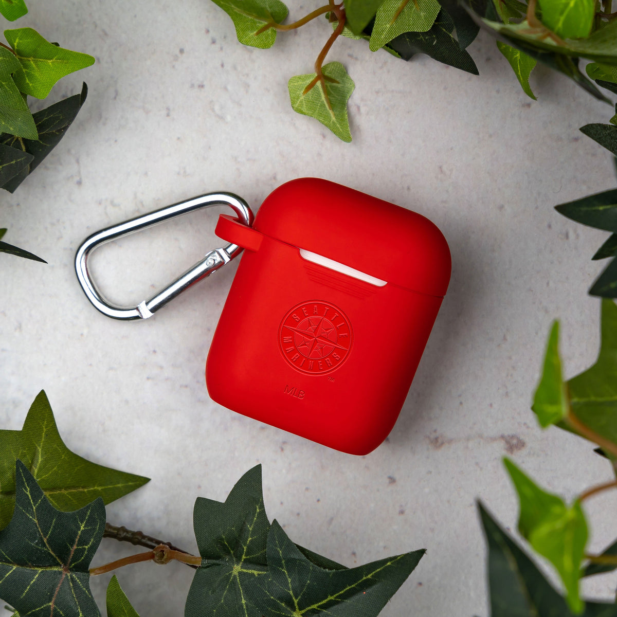 Game Time Seattle Mariners Engraved Silicone AirPods Case Cover