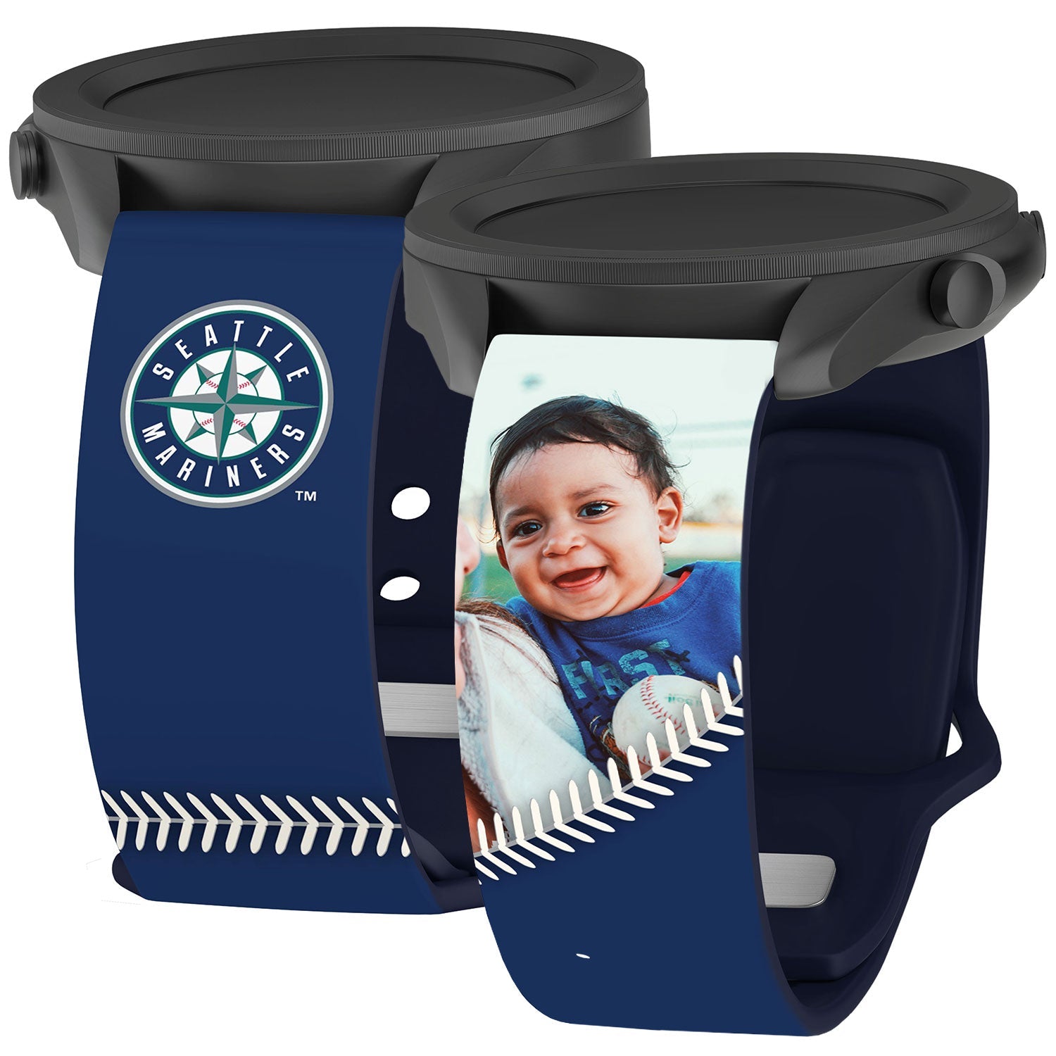 Seattle Mariners Custom Photo HD Samsung Galaxy Watch Band