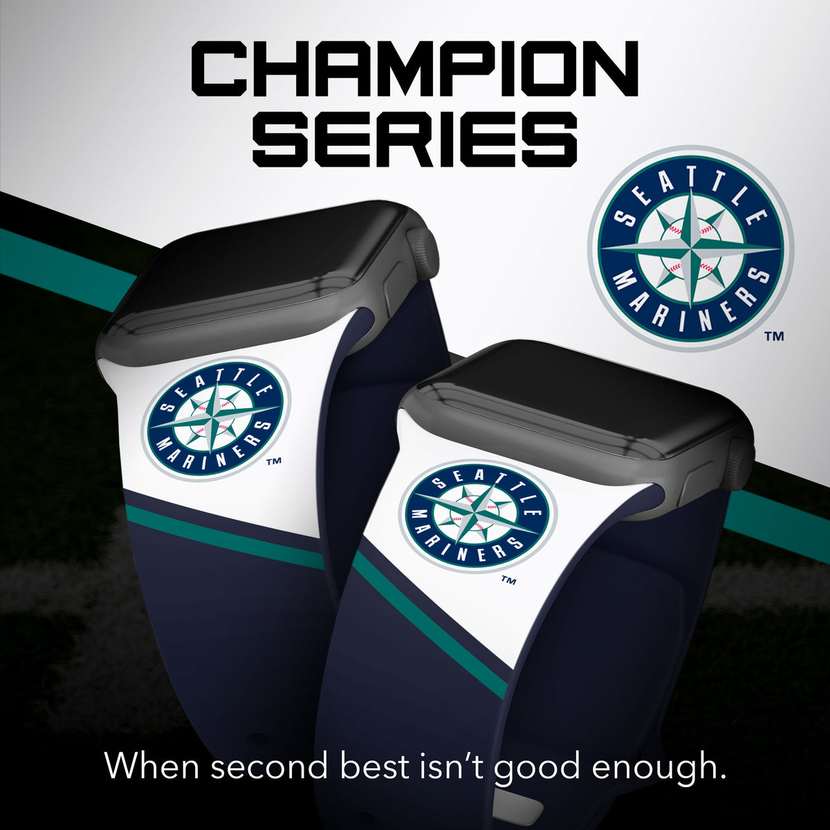 Seattle Mariners HD Champion Series Apple Watch Band