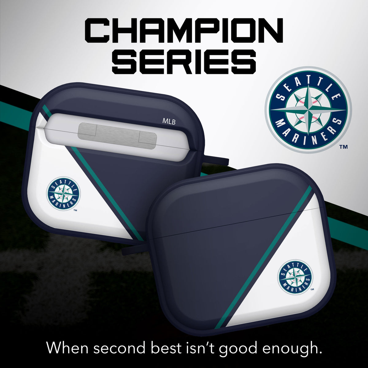 Seattle Mariners HDX Champion Series Apple AirPods Gen 3 Case Cover
