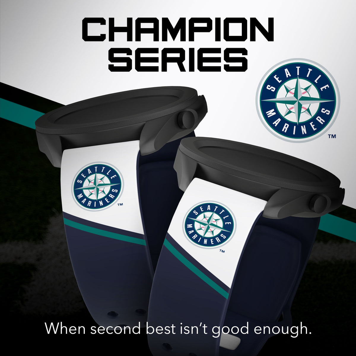 Seattle Mariners HD Champion Series Samsung Galaxy Watch Band