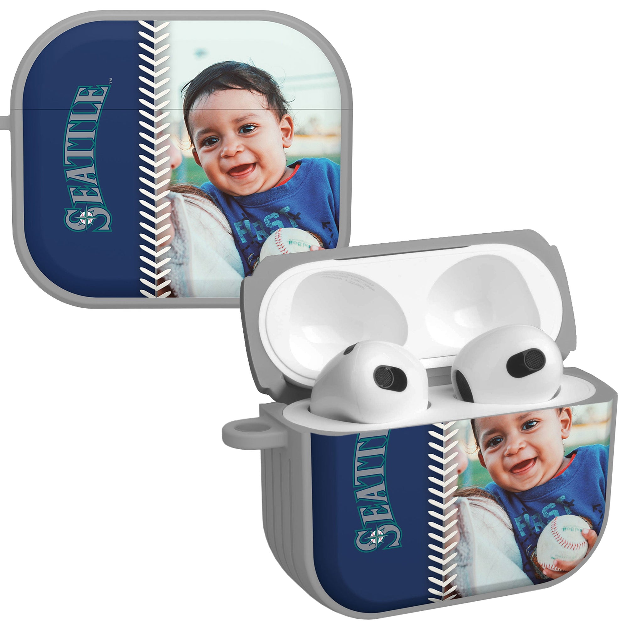 Seattle Mariners Custom Photo HDX Apple AirPods Gen 3 Case Cover
