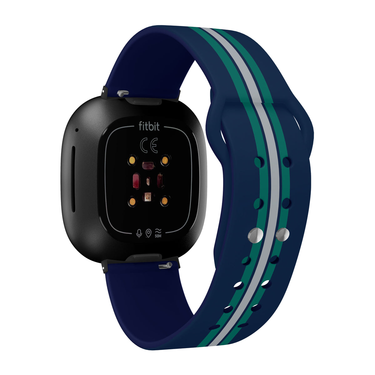 Seattle Mariners HD Fitbit Versa 3 and Sense Watch Band