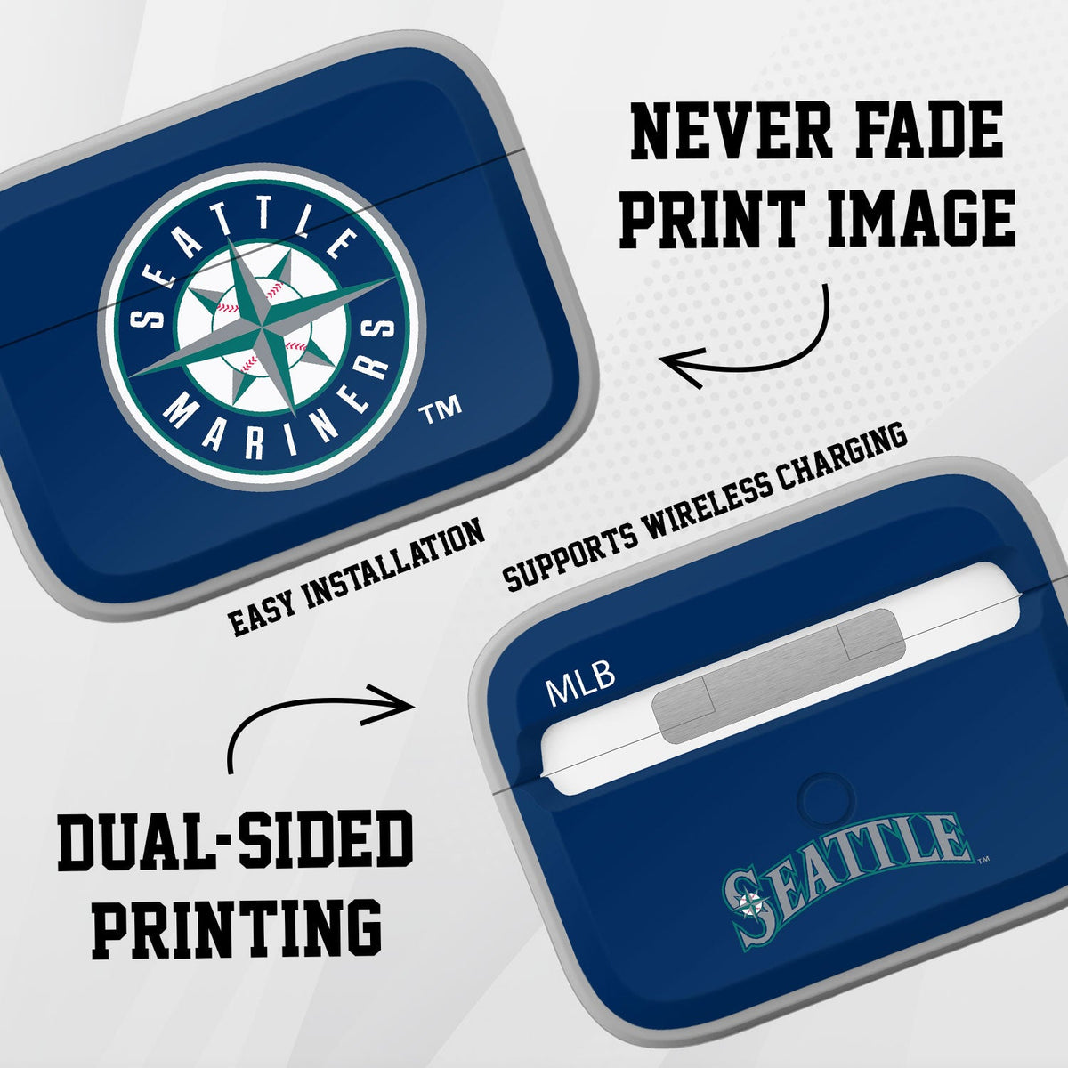 Seattle Mariners HDX Apple AirPods Pro Cover