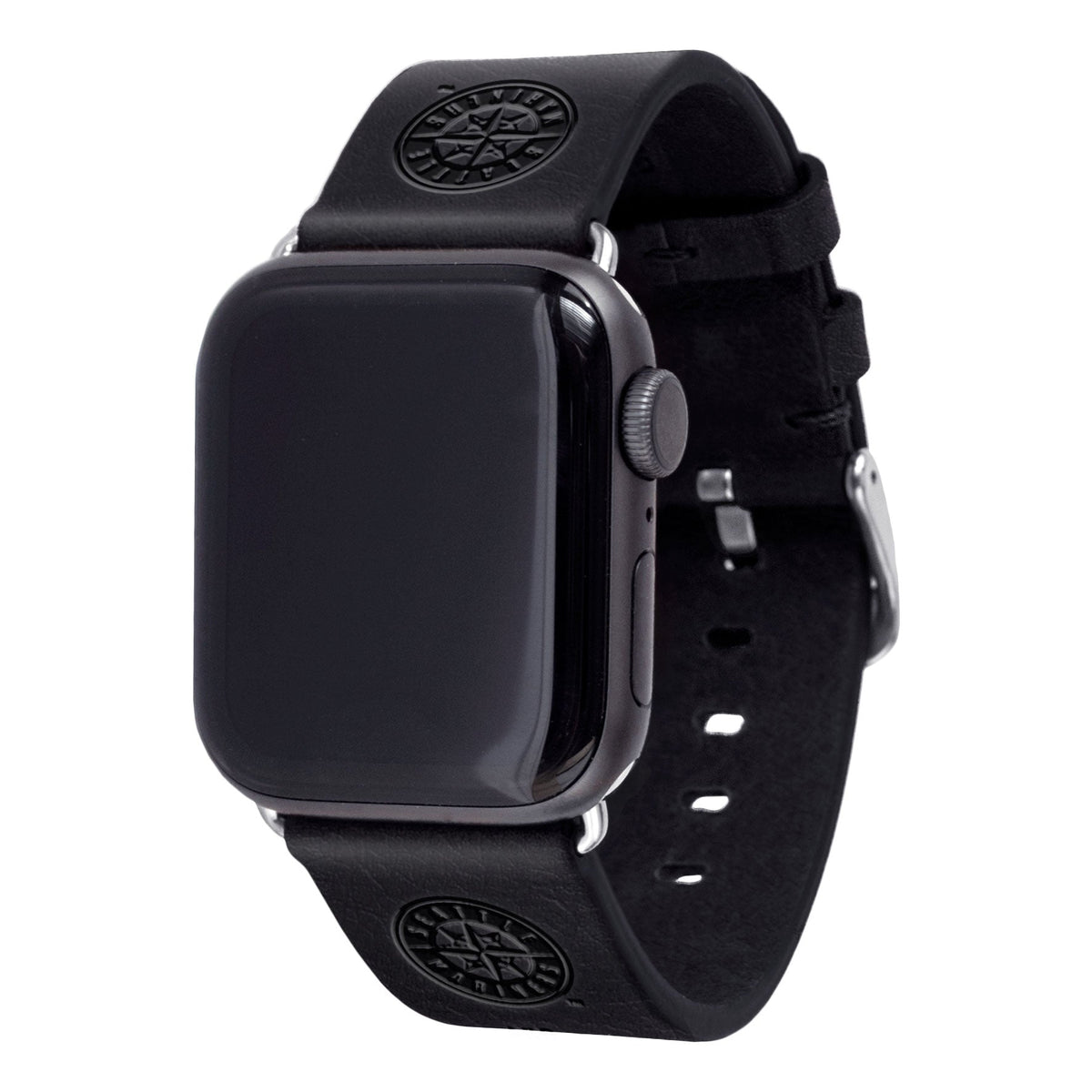 Seattle Mariners Leather Band Compatible with Apple Watch - Game Time