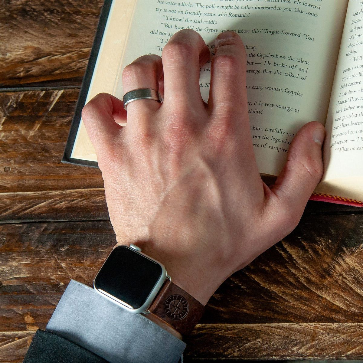 Seattle Mariners Leather Band Compatible with Apple Watch - Game Time