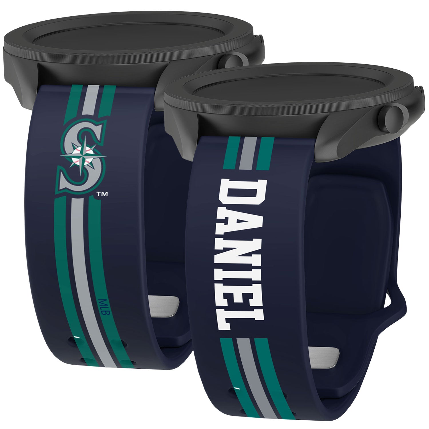 Seattle Mariners Custom Name HD Quick Change Watch Band