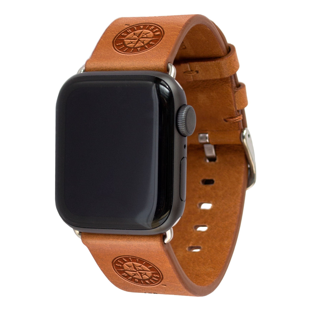 Seattle Mariners Leather Band Compatible with Apple Watch - Game Time