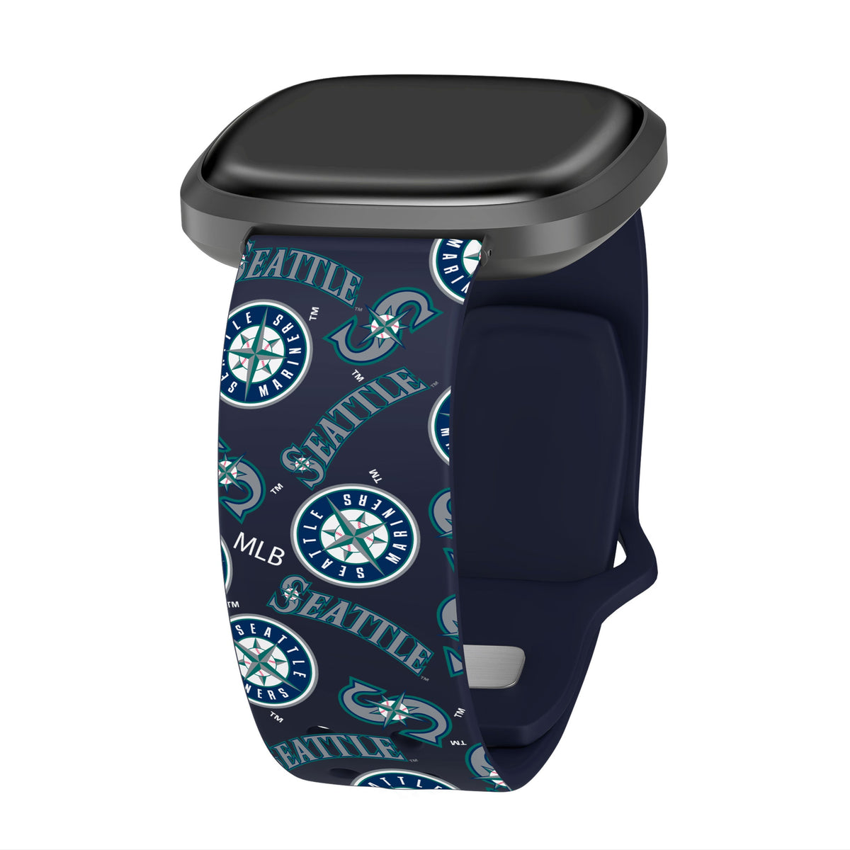 Seattle Mariners HD Fitbit Versa 3 and Sense Watch Band