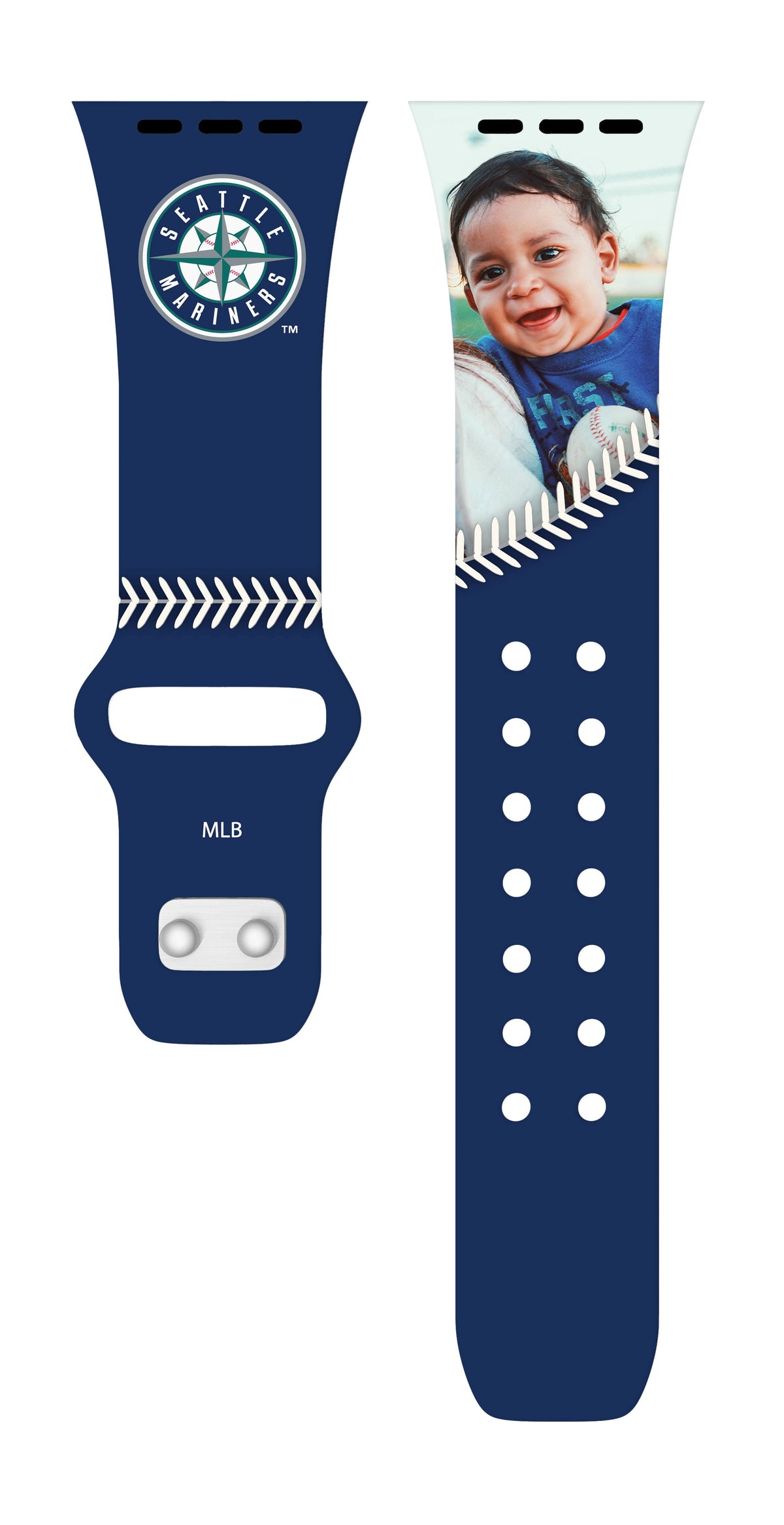 Seattle Mariners Custom Photo HD Apple Watch Band