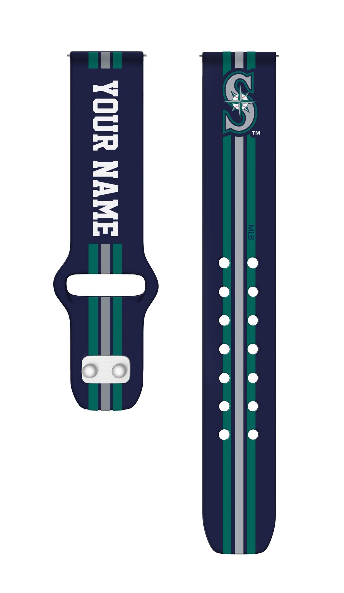 Seattle Mariners Custom Name HD Quick Change Watch Band
