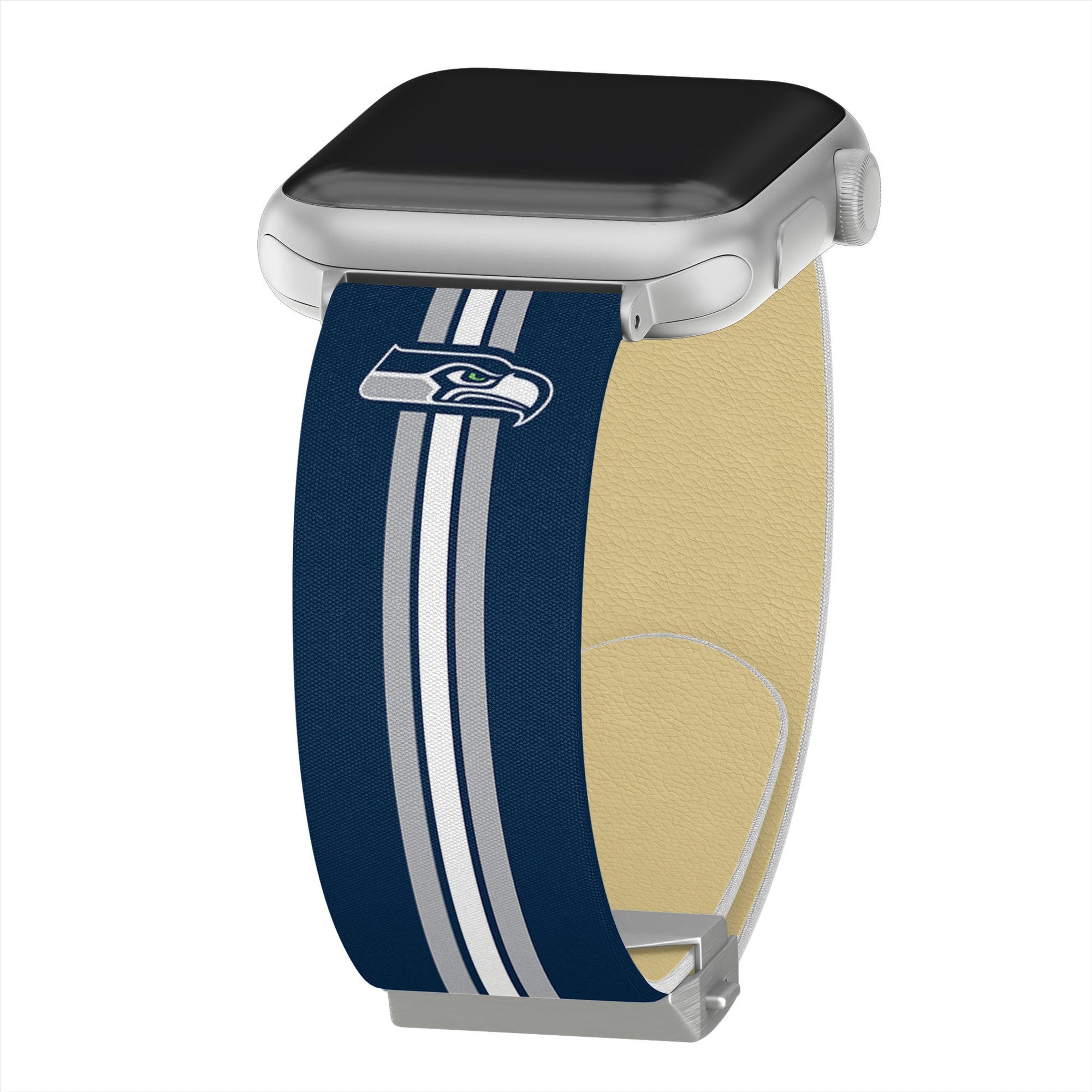 Game Time Seattle Seahawks Signature Series Apple Watch Band With Engraved Buckle